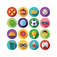 Hobbies and Interests Icon Set Collection for Documents, Websites and Mobile Applications vector
