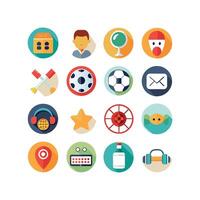 Hobbies and Interests Icon Set Collection for Documents, Websites and Mobile Applications vector