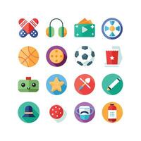 Hobbies and Interests Icon Set Collection for Documents, Websites and Mobile Applications vector