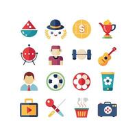 Hobbies and Interests Icon Set Collection for Documents, Websites and Mobile Applications vector