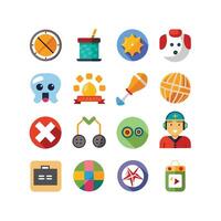 Hobbies and Interests Icon Set Collection for Documents, Websites and Mobile Applications vector