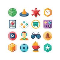 Hobbies and Interests Icon Set Collection for Documents, Websites and Mobile Applications vector