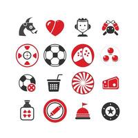 Hobbies and Interests Icon Set Collection for Documents, Websites and Mobile Applications vector