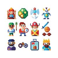 Hobbies and Interests Icon Set Collection for Documents, Websites and Mobile Applications vector