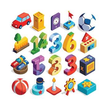 Hobbies and Interests Icon Set Collection for Documents, Websites and Mobile Applications vector