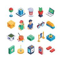 Hobbies and Interests Icon Set Collection for Documents, Websites and Mobile Applications vector