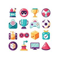 Hobbies and Interests Icon Set Collection for Documents, Websites and Mobile Applications vector