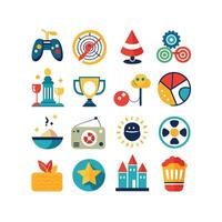 Hobbies and Interests Icon Set Collection for Documents, Websites and Mobile Applications vector