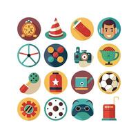 Hobbies and Interests Icon Set Collection for Documents, Websites and Mobile Applications vector