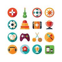 Hobbies and Interests Icon Set Collection for Documents, Websites and Mobile Applications vector