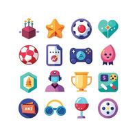 Hobbies and Interests Icon Set Collection for Documents, Websites and Mobile Applications vector