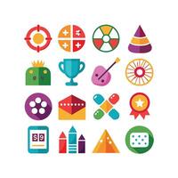 Hobbies and Interests Icon Set Collection for Documents, Websites and Mobile Applications vector