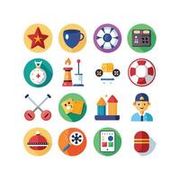 Hobbies and Interests Icon Set Collection for Documents, Websites and Mobile Applications vector