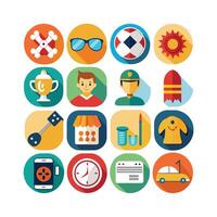Hobbies and Interests Icon Set Collection for Documents, Websites and Mobile Applications vector