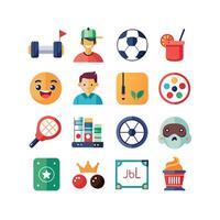 Hobbies and Interests Icon Set Collection for Documents, Websites and Mobile Applications vector