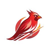 Colorful Bird Gradient Logotype Illustration vector