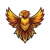 Colorful Bird Gradient Logotype Illustration vector