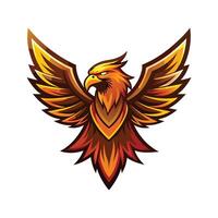 Colorful Bird Gradient Logotype Illustration vector
