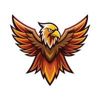 Colorful Bird Gradient Logotype Illustration vector