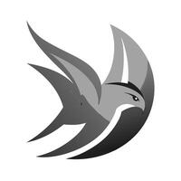 Colorful Bird Gradient Logotype Illustration vector