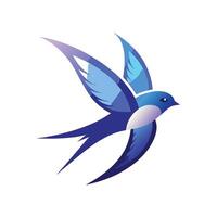 Colorful Bird Gradient Logotype Illustration vector