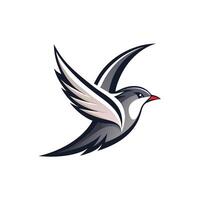Colorful Bird Gradient Logotype Illustration vector