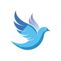 Colorful Bird Gradient Logotype Illustration vector