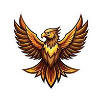 Colorful Bird Gradient Logotype Illustration vector