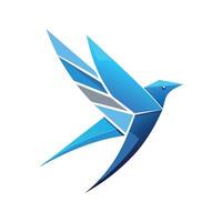 Colorful Bird Gradient Logotype Illustration vector