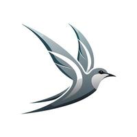 Colorful Bird Gradient Logotype Illustration vector
