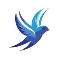 Colorful Bird Gradient Logotype Illustration vector