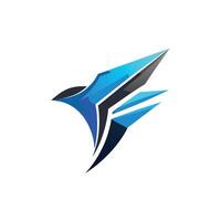 Colorful Bird Gradient Logotype Illustration vector
