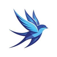 Colorful Bird Gradient Logotype Illustration vector