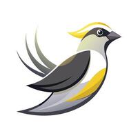 Colorful Bird Gradient Logotype Illustration vector