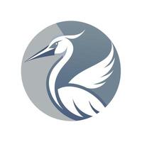 Colorful Bird Gradient Logotype Illustration vector