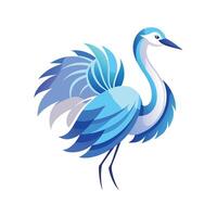 Colorful Bird Gradient Logotype Illustration vector