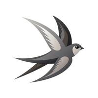 Colorful Bird Gradient Logotype Illustration vector