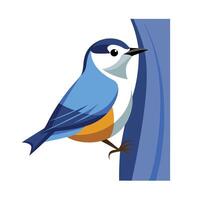 Colorful Bird Gradient Logotype Illustration vector