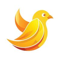 Colorful Bird Gradient Logotype Illustration vector