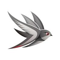 Colorful Bird Gradient Logotype Illustration vector