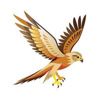 Colorful Bird Gradient Logotype Illustration vector
