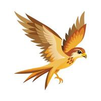 Colorful Bird Gradient Logotype Illustration vector