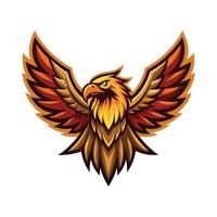 Colorful Bird Gradient Logotype Illustration vector