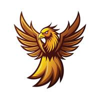 Colorful Bird Gradient Logotype Illustration vector