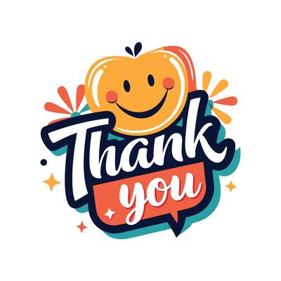 Thank You Orange Vector Art, Icons, and Graphics for Free Download