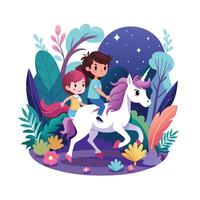 Kids moments illustration concept vector