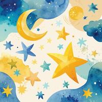 Watercolor Textured Background Illustration vector