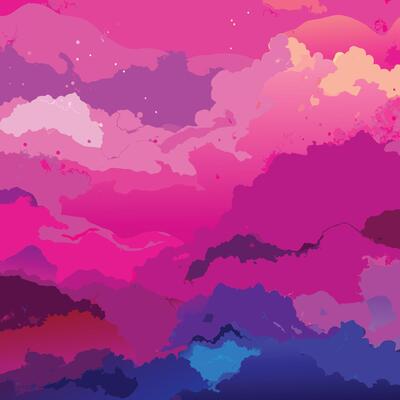 Watercolor Textured Background Illustration