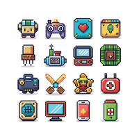 Technology Icon Set Illustration for Documents, Websites and Mobile Applications vector