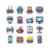 Technology Icon Set Illustration for Documents, Websites and Mobile Applications vector